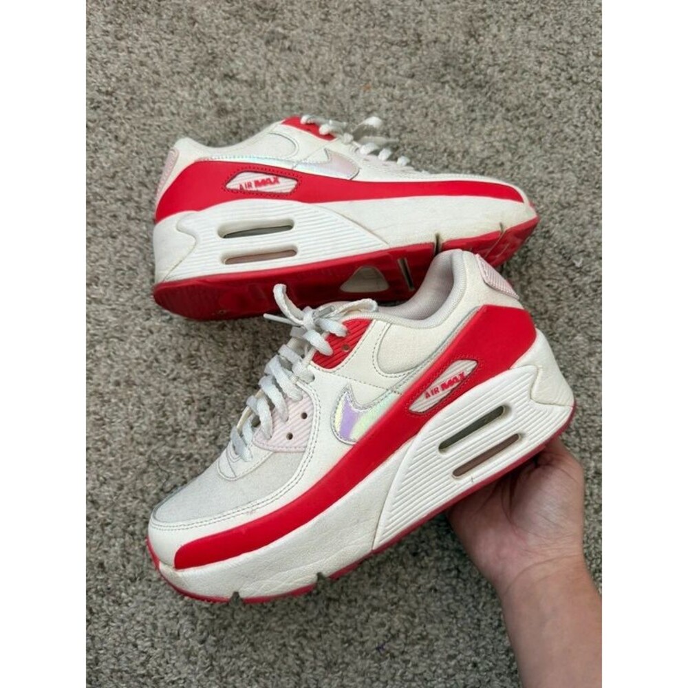 Nike Air Max 90 LV8 'Sail Siren Red' size 7 women’s